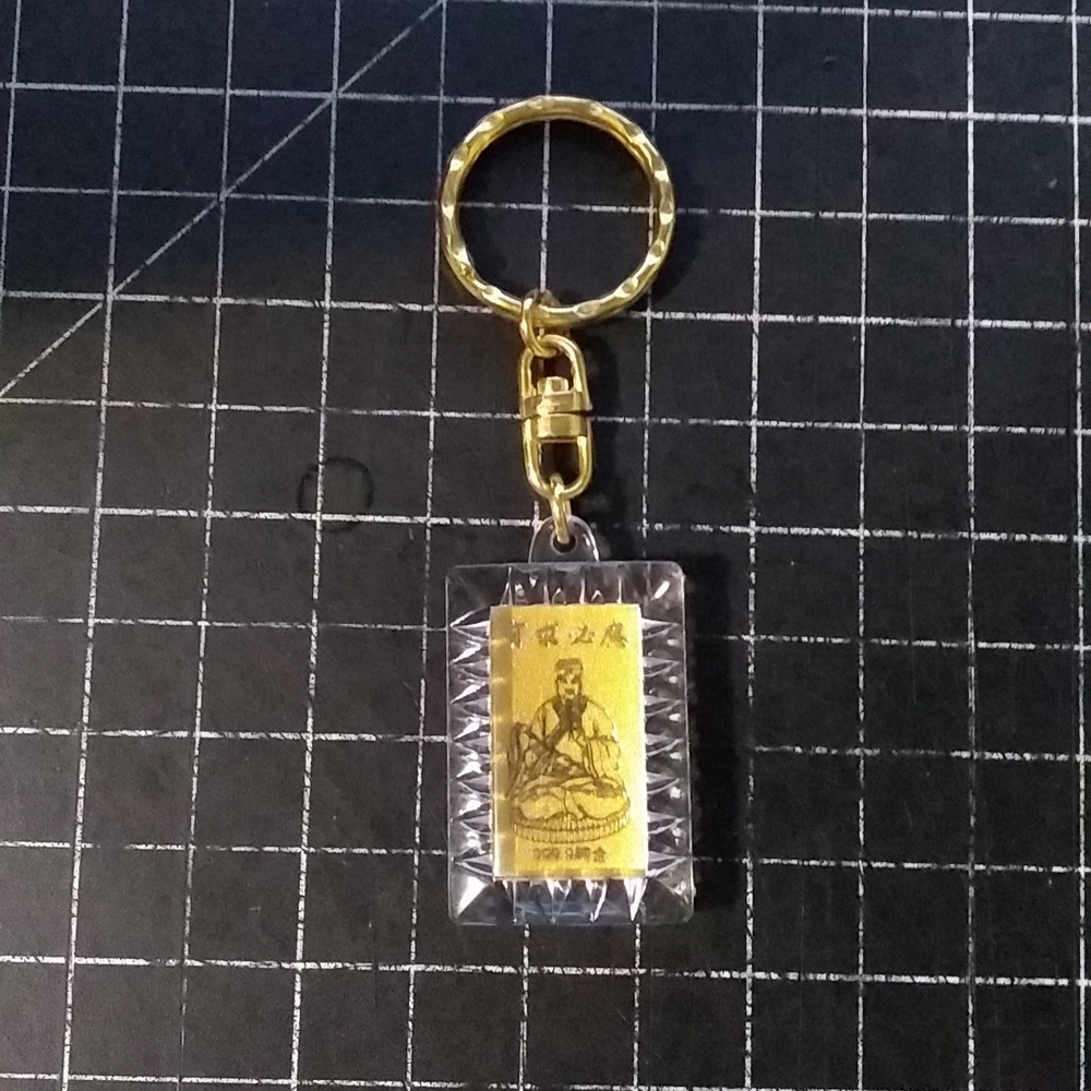 Three Gold Key Chains, Gold Bar in Box, Nine West Purse & Heels, Enamel … - Picture 10 of 11